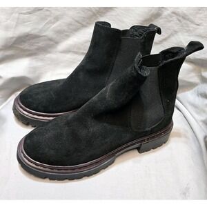 Danassa Chelsea Boots 39 Black Suede Portugal Warm Insulated